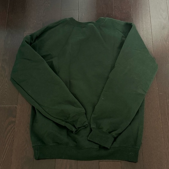 Disneyland Forest Green Collegiate Vintage Inspired Crewneck Sweater | S - Picture 6 of 7